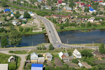 Мост через реку Сим