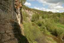 Вид из Игнатьевской пещеры