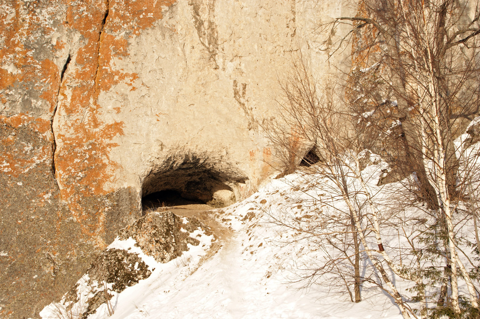 Симский пруд пещера