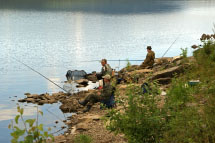 Рыбаки на озере Зюраткуль