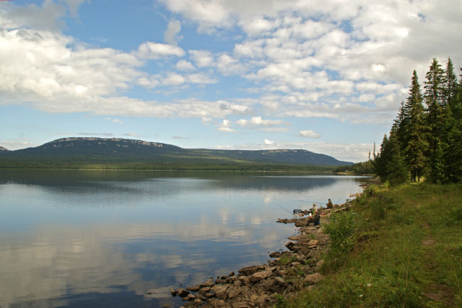 Озеро Зюраткуль - восточный берег